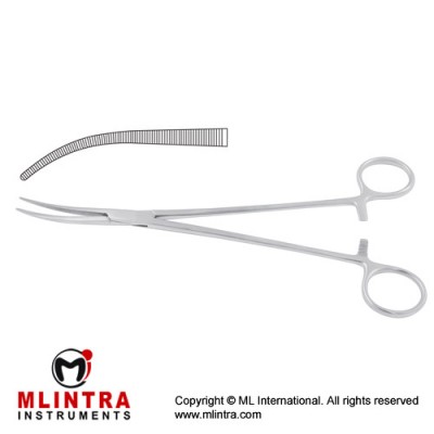 Kelly Dissecting and Ligature Forceps Fig. 1 Stainless Steel, 22.5 cm - 8 3/4"